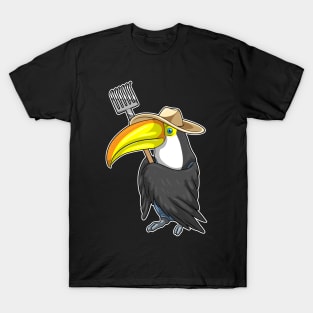 Toucan Farmer Rake T-Shirt